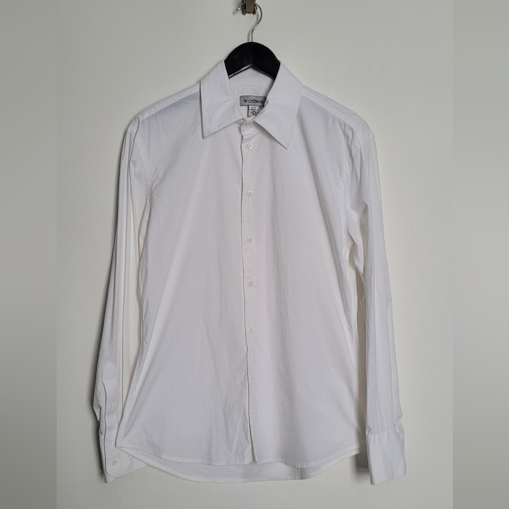 A white Le Château shirt for men